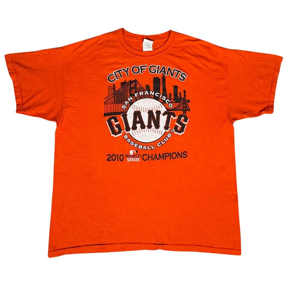 Gildan Orange San Francisco Giants 2010 Champions Graphic Tee